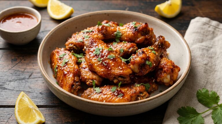 Honey Harissa Chicken Wings